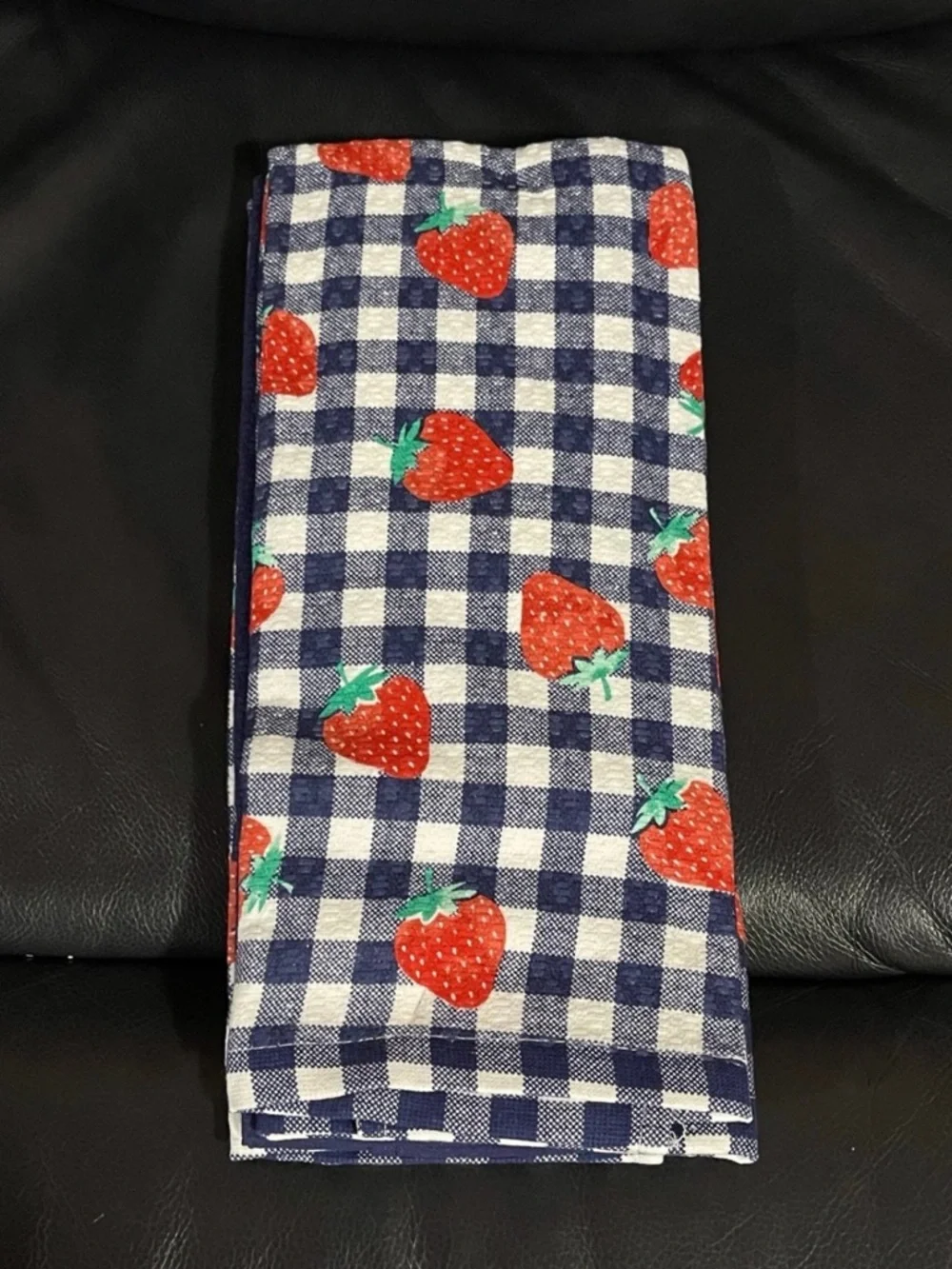 Patriotic Martha Stewart Strawberries Kitchen Towels Set of 3